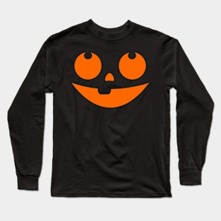Pumpkin Face Long Sleeve T-Shirt